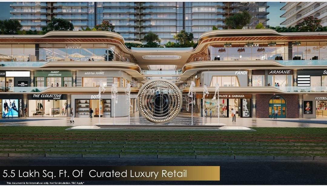 Smart World Le Courtyard, Commercial Retail Space, South Delhi.