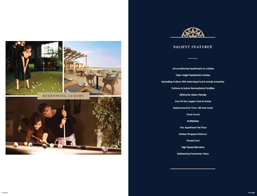 M3M The Cullinan, Residential Apartments, Sector 94 Noida.